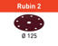 Picture of Abrasive sheet Rubin 2 STF D125/8 P150 RU2/10